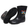 Bota Infantil De Borracha Galochinha Botinha Superman Cor Preta (2)Ot