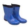 Bota Infantil Galocha Borracha Botinha Impermeavel Rca Cor Azul