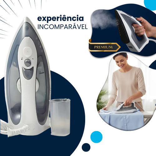 Ferro A Vapor Em Casa Tem 1200w 127v - Imagem 4
