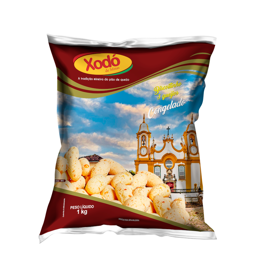 Biscoitinho 3 Queijos - 1kg