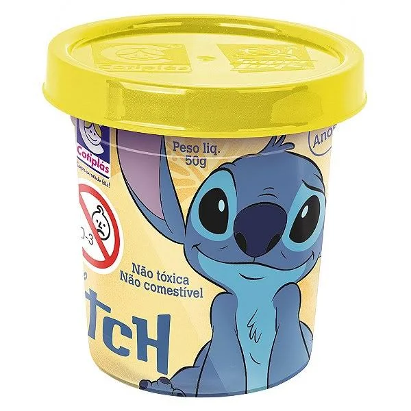 BRINQ DISNEY STITCH MASSA DE MODELAR 50G COLOR