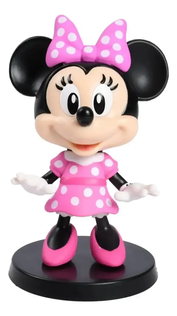 Miniaturas Disney Pateta Minnie Rosa Original - Imagem 2