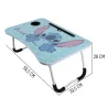 Mesa de Atividades Dobrável Stitch 60x40cm com Porta-Copo e Suporte - Imagem 2