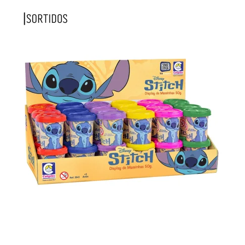 BRINQ DISNEY STITCH MASSA DE MODELAR 50G COLOR - Imagem 2