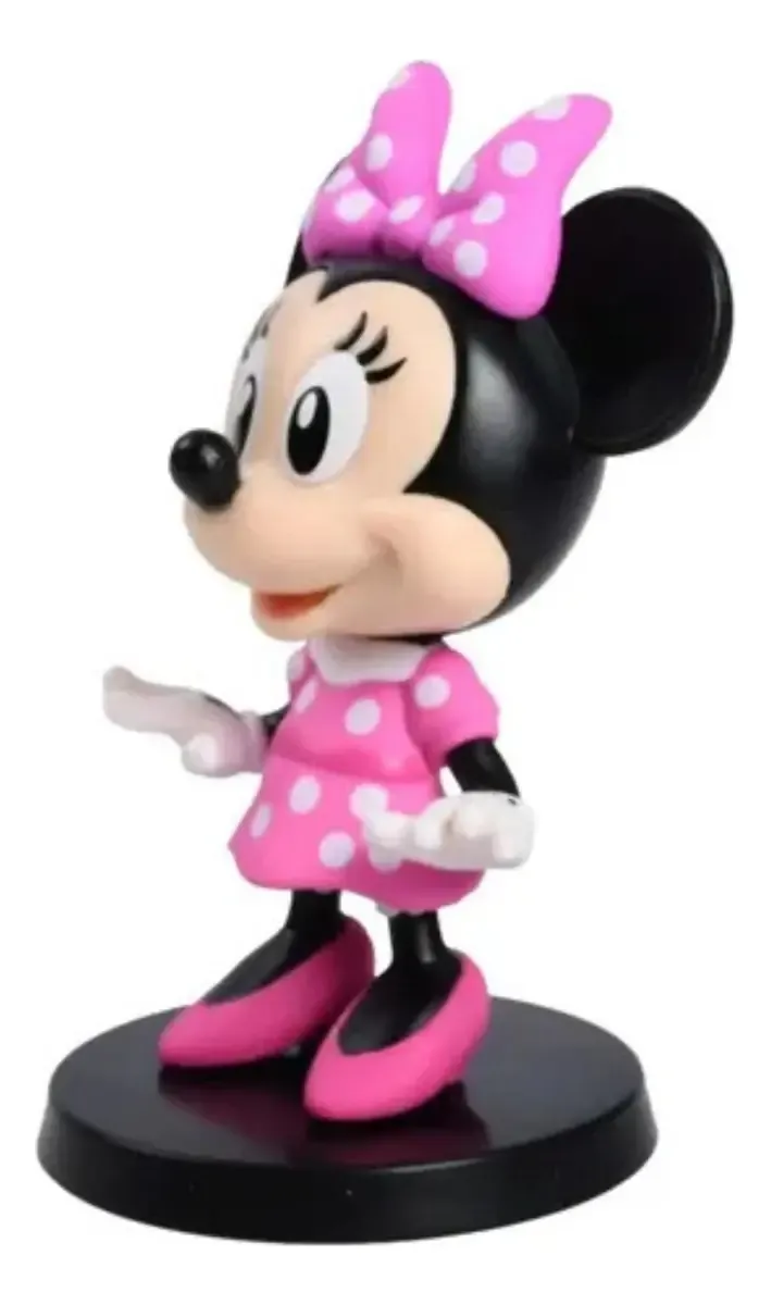 Miniaturas Disney Pateta Minnie Rosa Original - Imagem 3