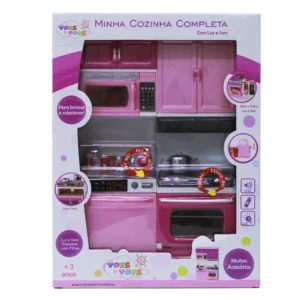 BCozinha Infantil Minha Cozinha Completa com Luz, Som e Acessórios