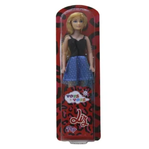 Boneca Liz Pop 28cm com Look Fashion – Modelo Sortido