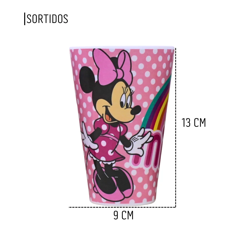 Copo de Melamina Minnie Disney 470ml – Estampas Sortidas