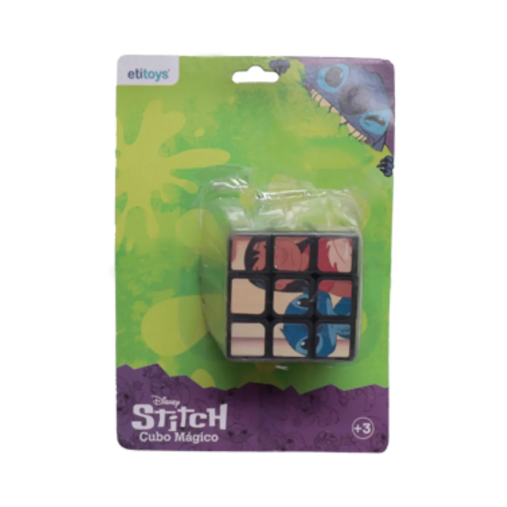 Cubo Mágico Stitch Disney 3×3 5,5cm – Etitoys