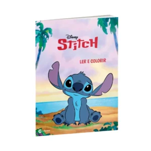 Livro Ler E Colorir 8Pgs Stitch