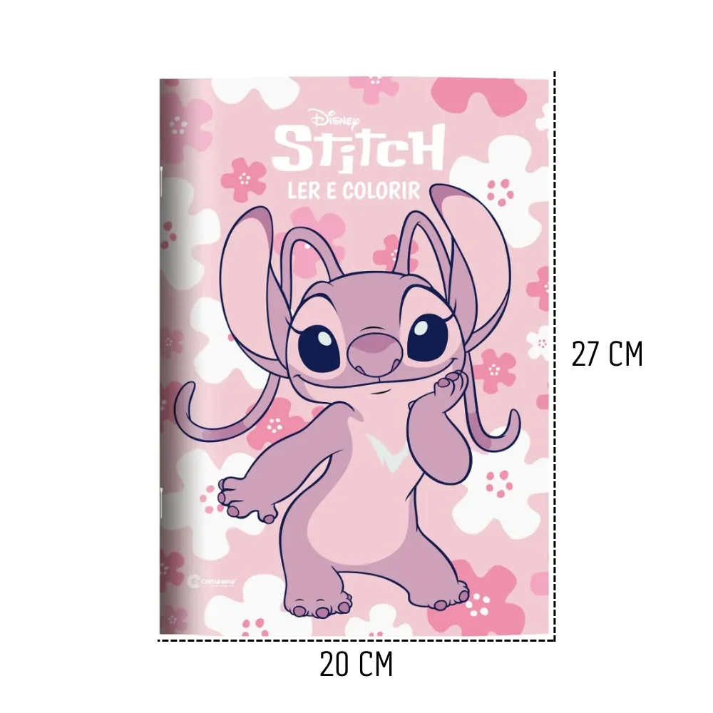 Livro Ler E Colorir Angel 8Pgs