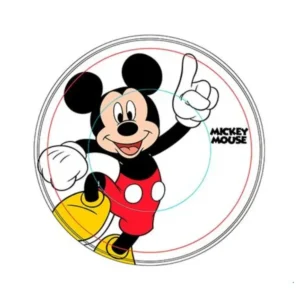 Prato Melamina Inf Sobremesa Red 18Cm Mickey Disney