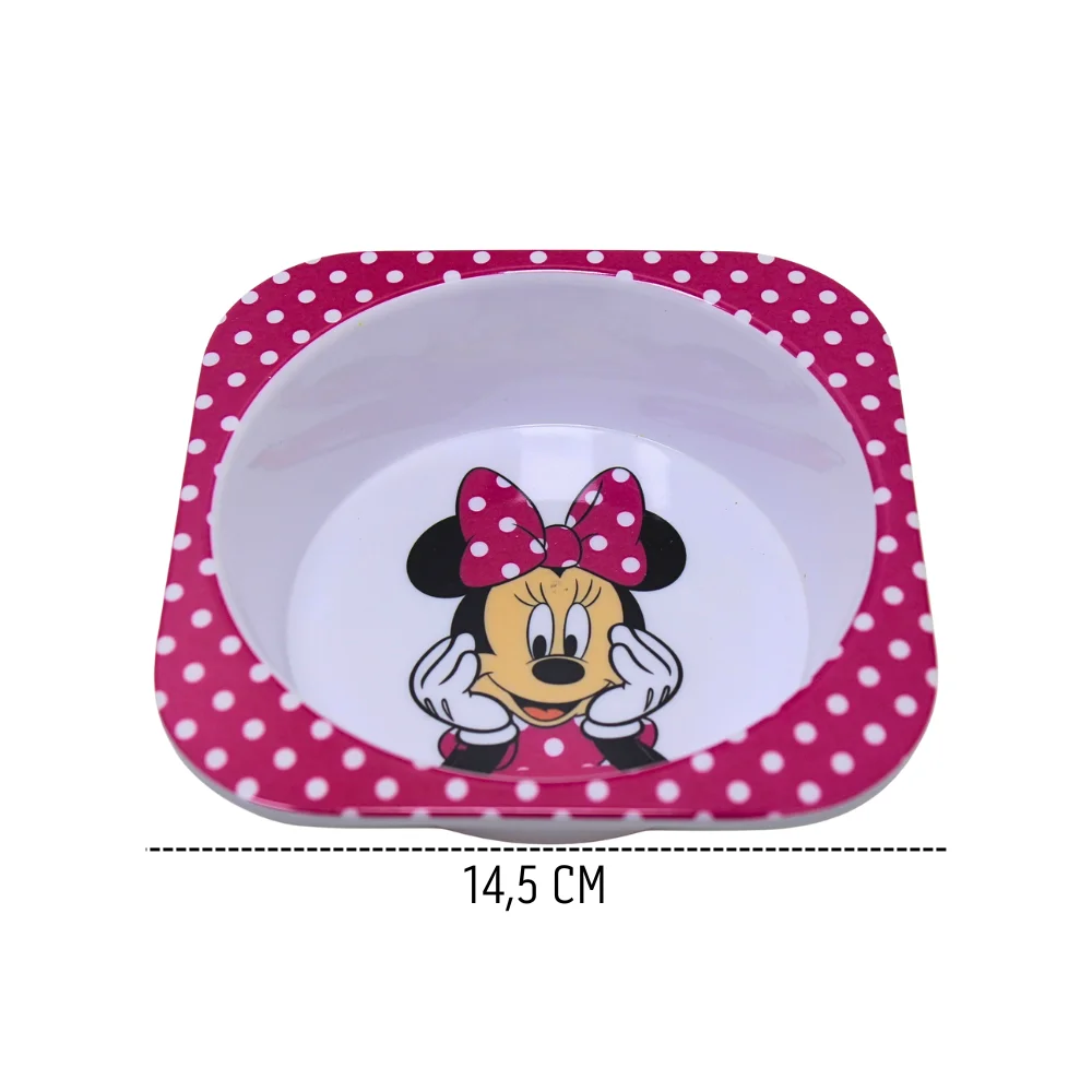 Tigela Melamina Quad 375Ml Minnie Disney