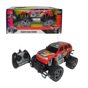 Carro Controle Remoto Pickup Truck Racing 25cm com 4 Funções